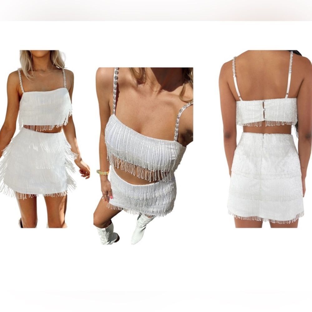 Show Me Your Mumu Swift Fringe Top size XXS